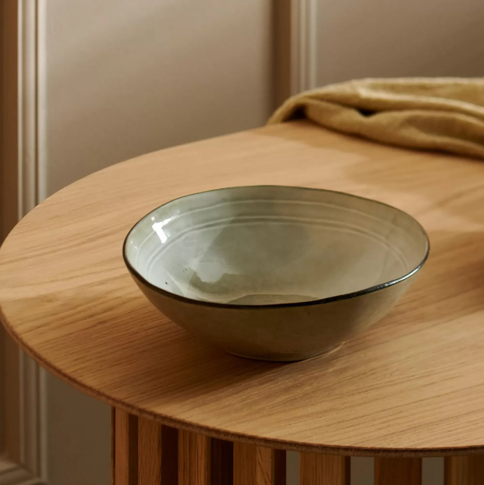 CASA Platos|Earth Lagoon Plato Hondo Verde Claro