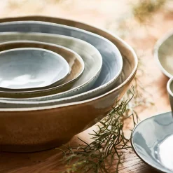 CASA Platos|Earth Lagoon Plato Hondo Verde Claro