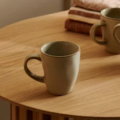 CASA Tacitas|Earth Marl Taza Con Asa Crema