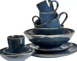 CASA Tacitas|Earth Ocean Taza Con Asa Azul