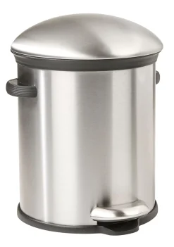 CASA Papeleras|Elegance Cubo Con Pedal 5L Plateado