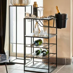 CASA Accesorios Vino|Emile Botellero Negro