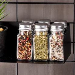 CASA Tarros De Hierbas|Epices Esparcidor De Hierbas Plateado, Transparente