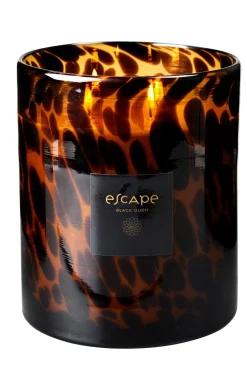CASA Velas|Escape Black Oudh Negro, Marron, Ocre