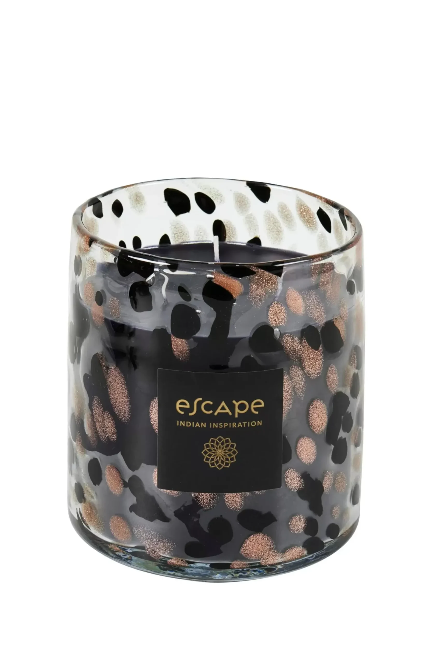 CASA Velas|Escape Indian Inspiration Vela Perfumada Xl Negro, Cobrizo, Multicolor