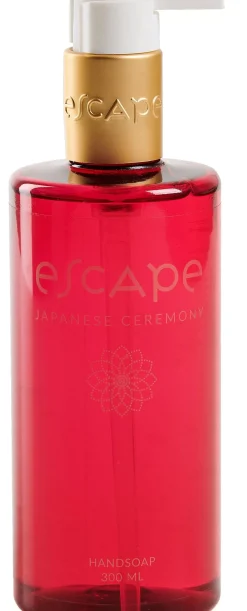 CASA Tratamiento Corporal|Escape Japanese Ceremony Jabon De Mano En Dispensador Rojo