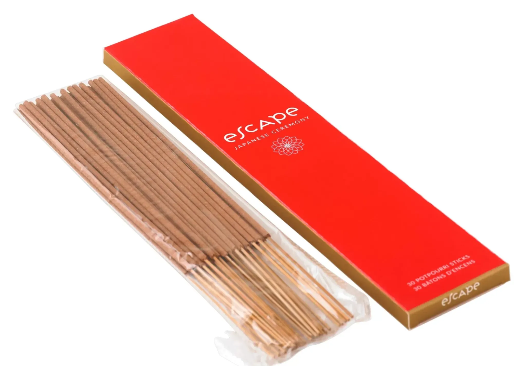CASA Articulos Aromáticos|Escape Japanese Ceremony Incienso 30 Palillos Rojo