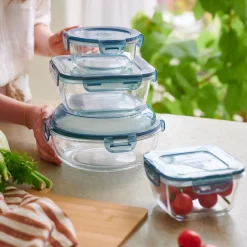 CASA Fuentes De Horno|Evolution Fuente De Horno Con Tapa Gris, Transparente