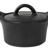 CASA Fuentes De Horno|Fero Cazuela Para Horno Con Tapa Negro