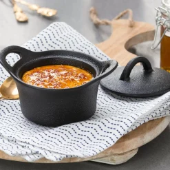 CASA Fuentes De Horno|Fero Cazuela Para Horno Con Tapa Negro