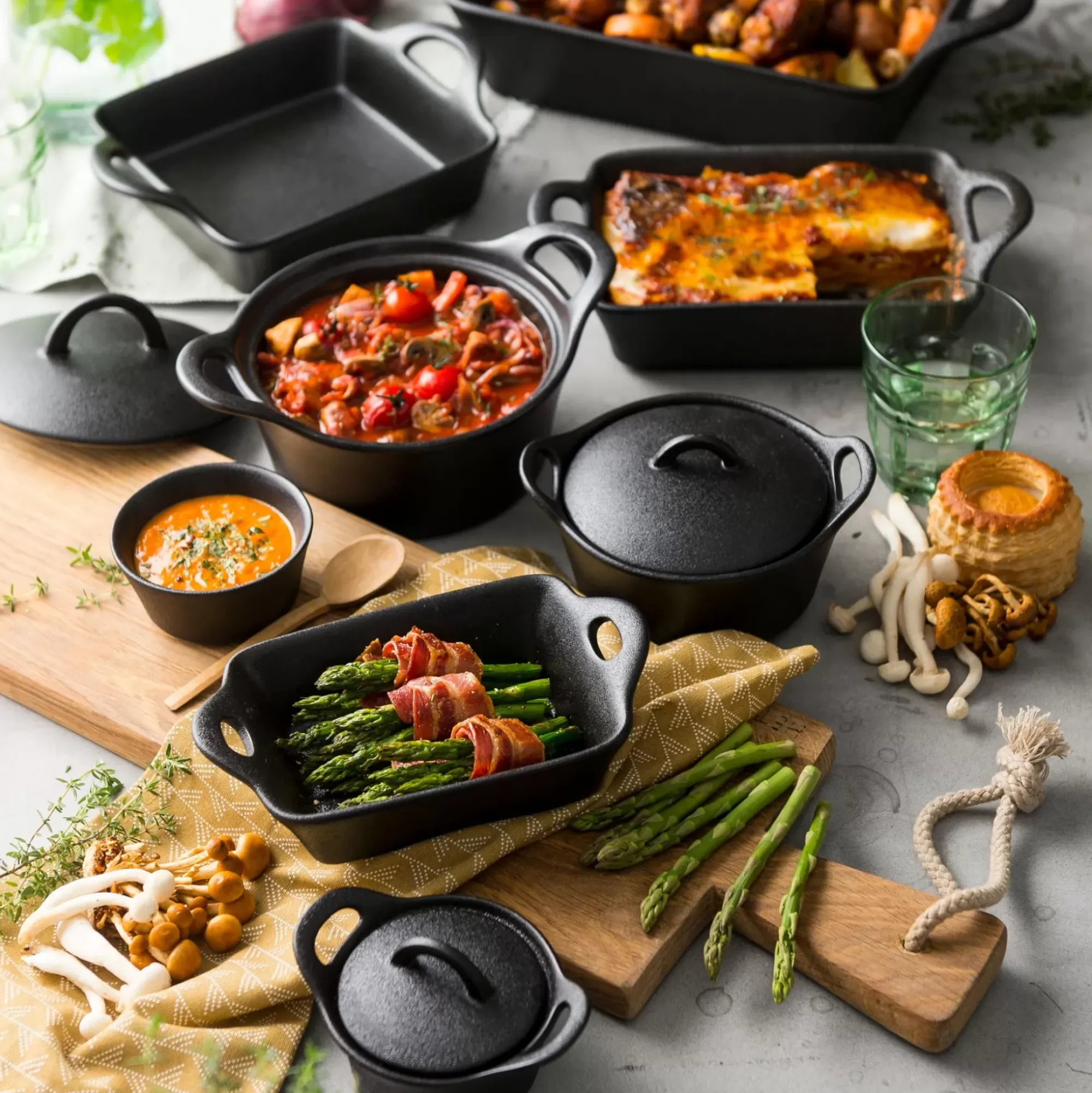 CASA Fuentes De Horno|Fero Fuente Para Horno Negro