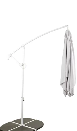 CASA Parasoles|Fiji Parasol Colgante Sin Pie Gris Claro