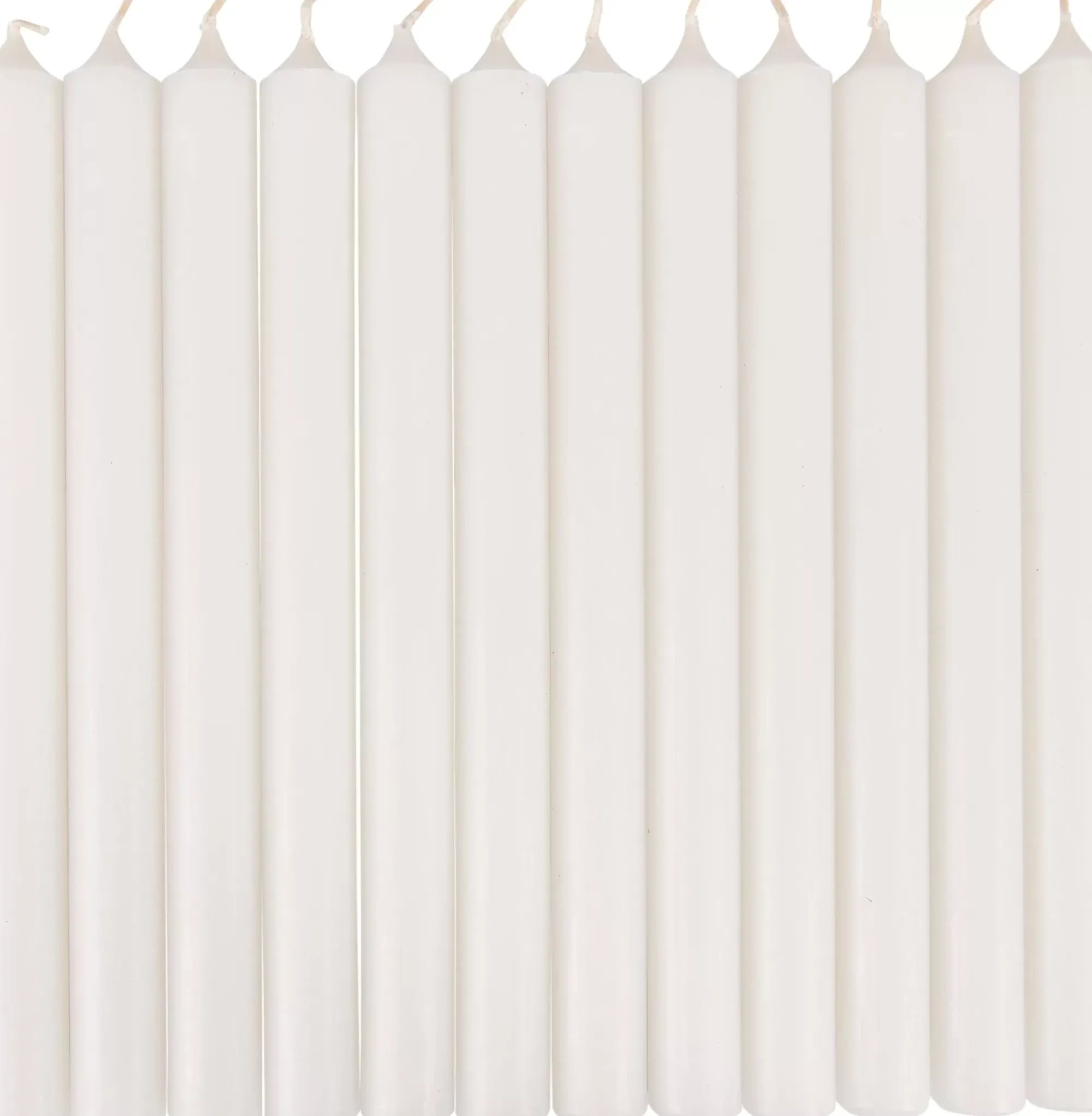 CASA Velas|Fina Velas Juego De 12 Blanco