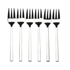 CASA Juegos|Fine Tenedores Reposteria Juego De 6 Plateado