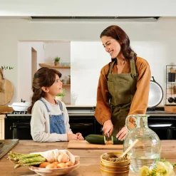 CASA Delantales|Fire Delantal Verde Marron