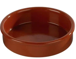 CASA Fuentes De Horno|Flan Crema Catalana Platito Marron