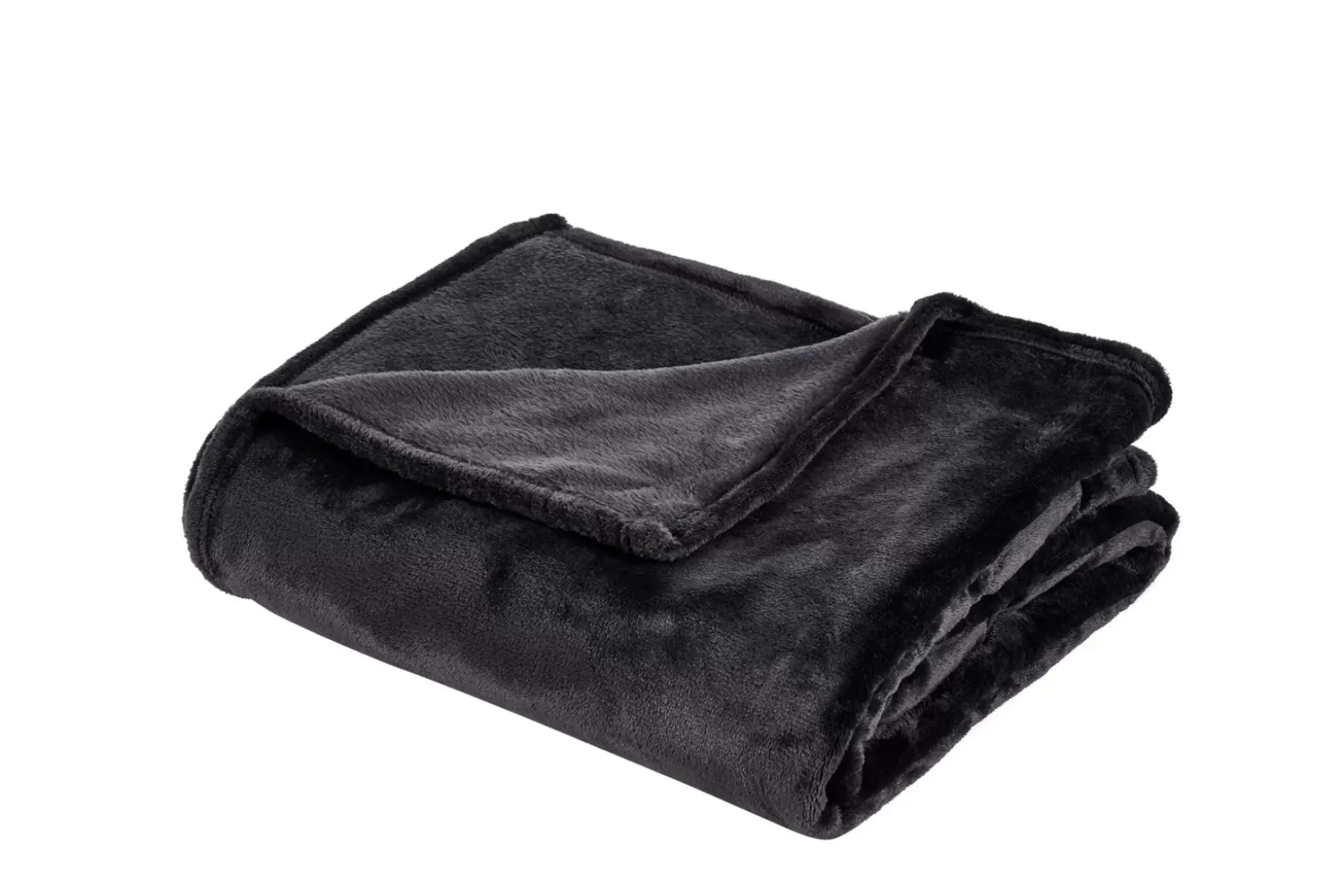 CASA Mantas|Flanella Manta Gris Oscuro