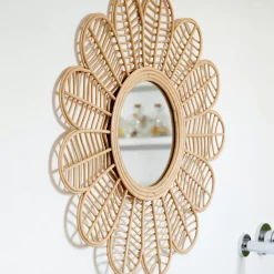 CASA Espejos|Flower Espejo Natural