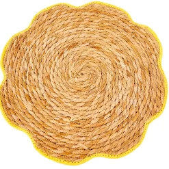 CASA Manteles Individuales|Flower Mantel Individual Amarillo Amarillo