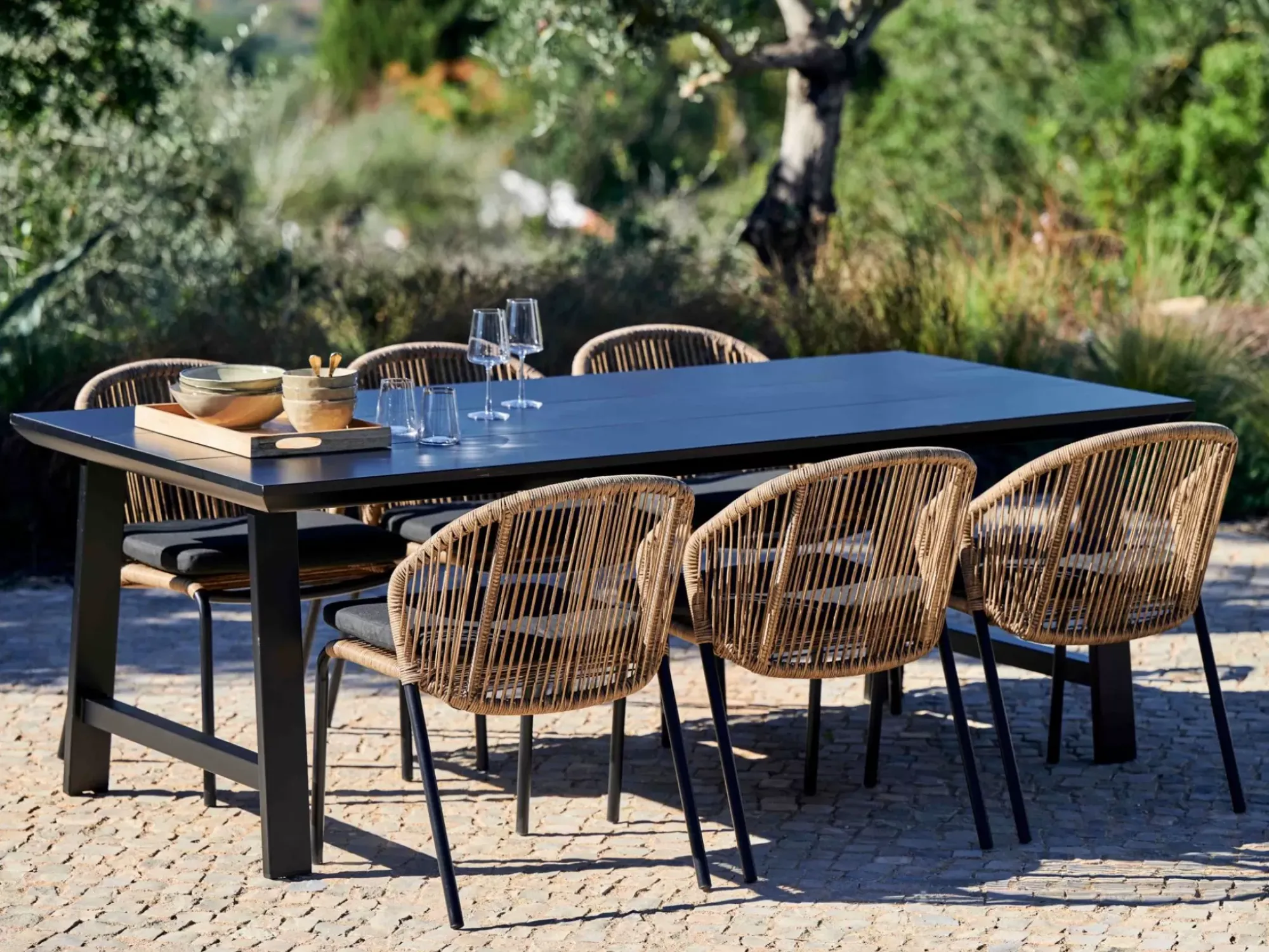 CASA Conjuntos De Jardín|Formax & Royan Conjunto De Jardín Negro/Natural