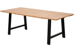 CASA Mesas De Jardín|Formax Mesa De Jardín Con Patas En A Natural/Negro