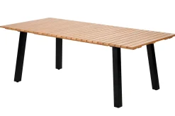 CASA Mesas De Jardín|Formax Mesa De Jardín Con Patas Natural/Negro