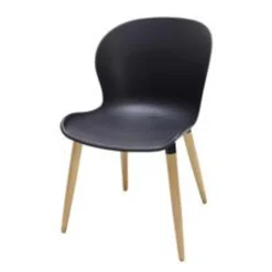 CASA Sillas De Jardín|Frida Sillas De Comedor Negro/Natural