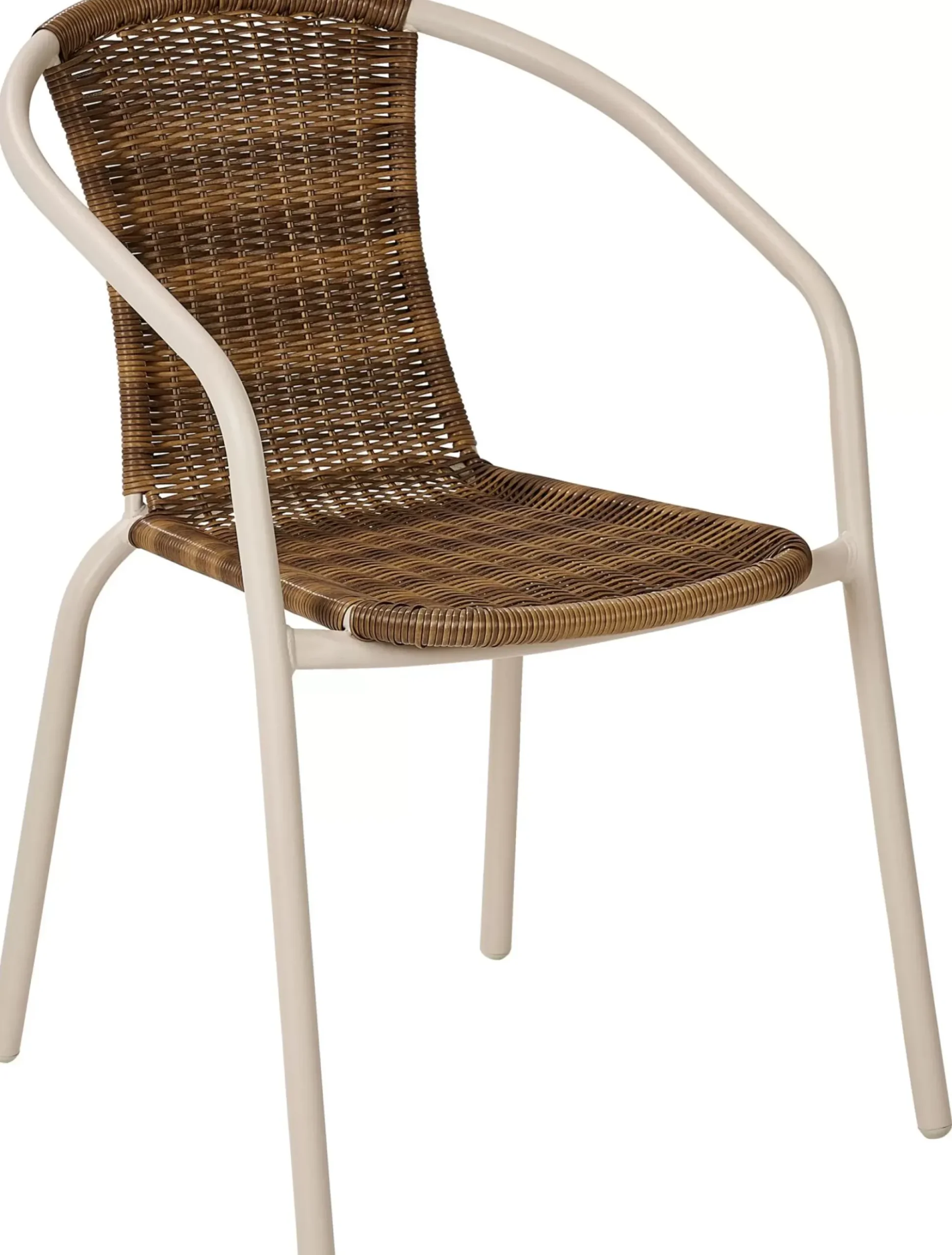 CASA Sillas De Jardín|Gerona Silla Apilable Arena + Natural