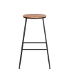 CASA Taburetes De Bar|Giulia Taburete Negro, Natural