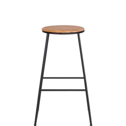 CASA Taburetes De Bar|Giulia Taburete Negro, Natural