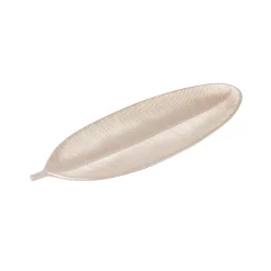 CASA Fuentes Decorativas|Goldy Fuente Decorativa En Forma Hoja Dorado