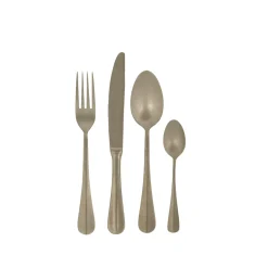 CASA Juegos|Grace Vintage Cubierto De 16 Piezas Gris