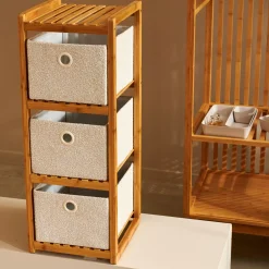 CASA Estantes|Helge Estanteria 3 Cajones Natural