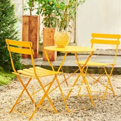 CASA Conjuntos Bistro|Imperial Conjunto Bistro Redondo Amarillo