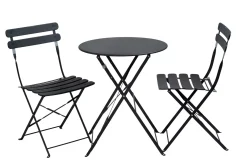 CASA Conjuntos Bistro|Imperial Conjunto Bistro Redondo Negro