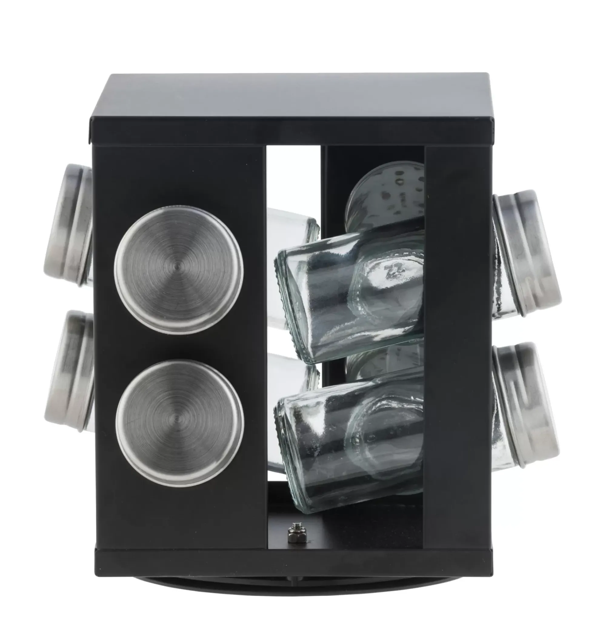 CASA Tarros De Hierbas|Industria Carrusel De Hierbas 8 Botes Negro