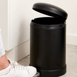 CASA Papeleras|Industria Cubo Con Pedal 5L Negro