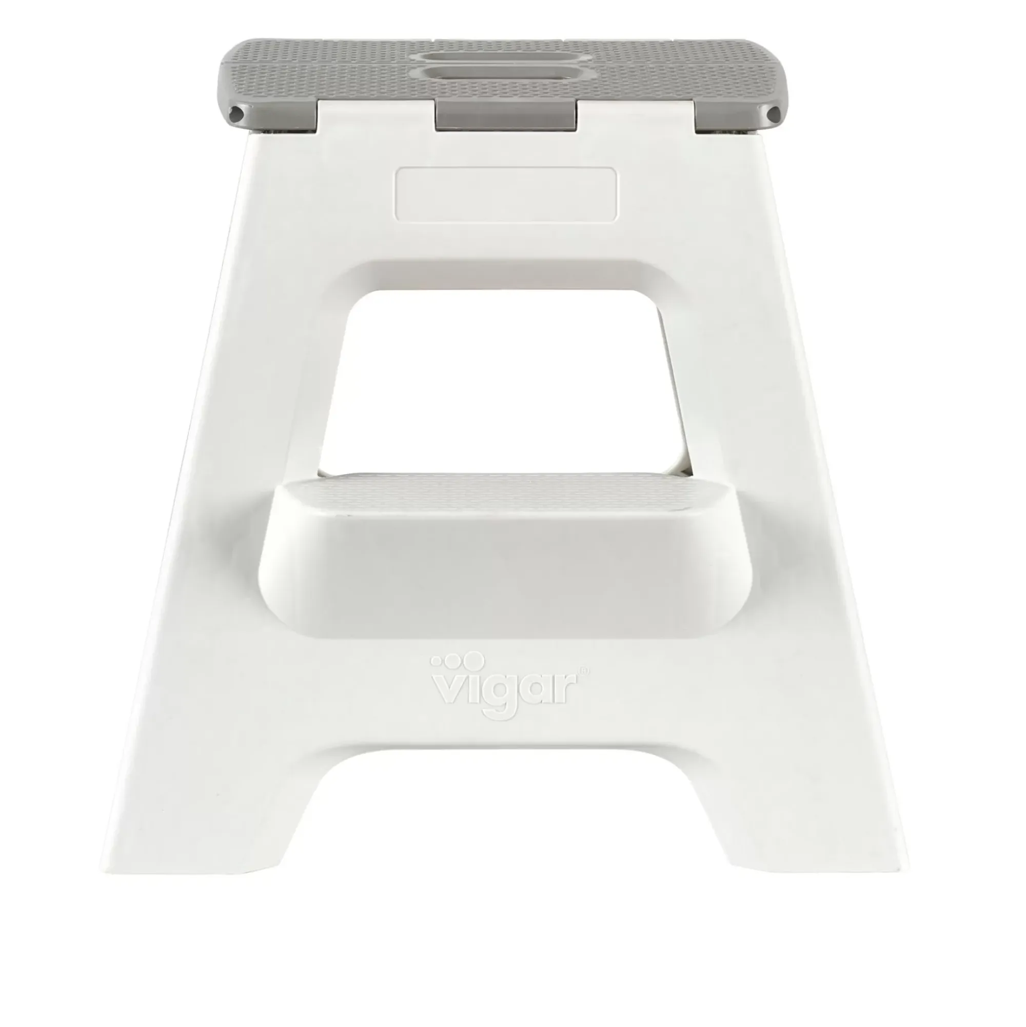 CASA Limpiar|Jasmin Taburete Plegable Deluxe Xl Gris Claro