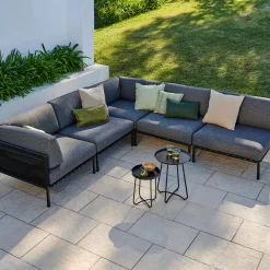 CASA Conjuntos Lounge|Jumbo Silla Esquinera Negro