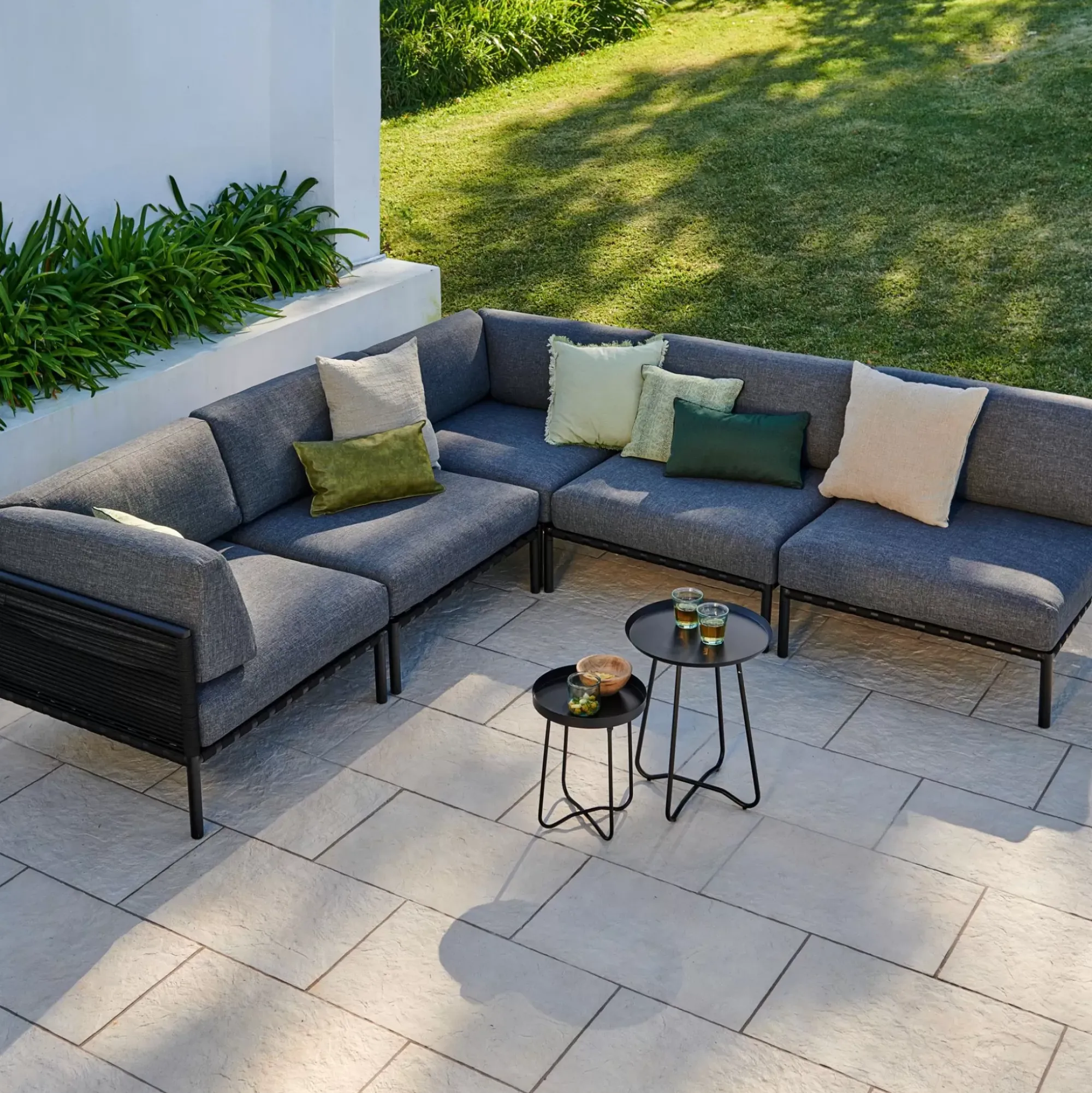 CASA Conjuntos Lounge|Jumbo Silla Esquinera Negro