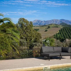 CASA Conjuntos Lounge|Jumbo Silla Esquinera Negro