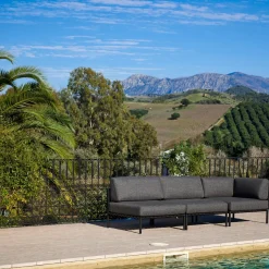 CASA Conjuntos Lounge|Jumbo Silla Esquinera Negro