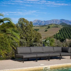 CASA Conjuntos Lounge|Jumbo Silla Esquinera Negro