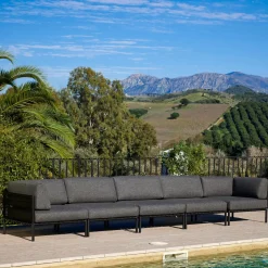 CASA Conjuntos Lounge|Jumbo Silla Esquinera Negro