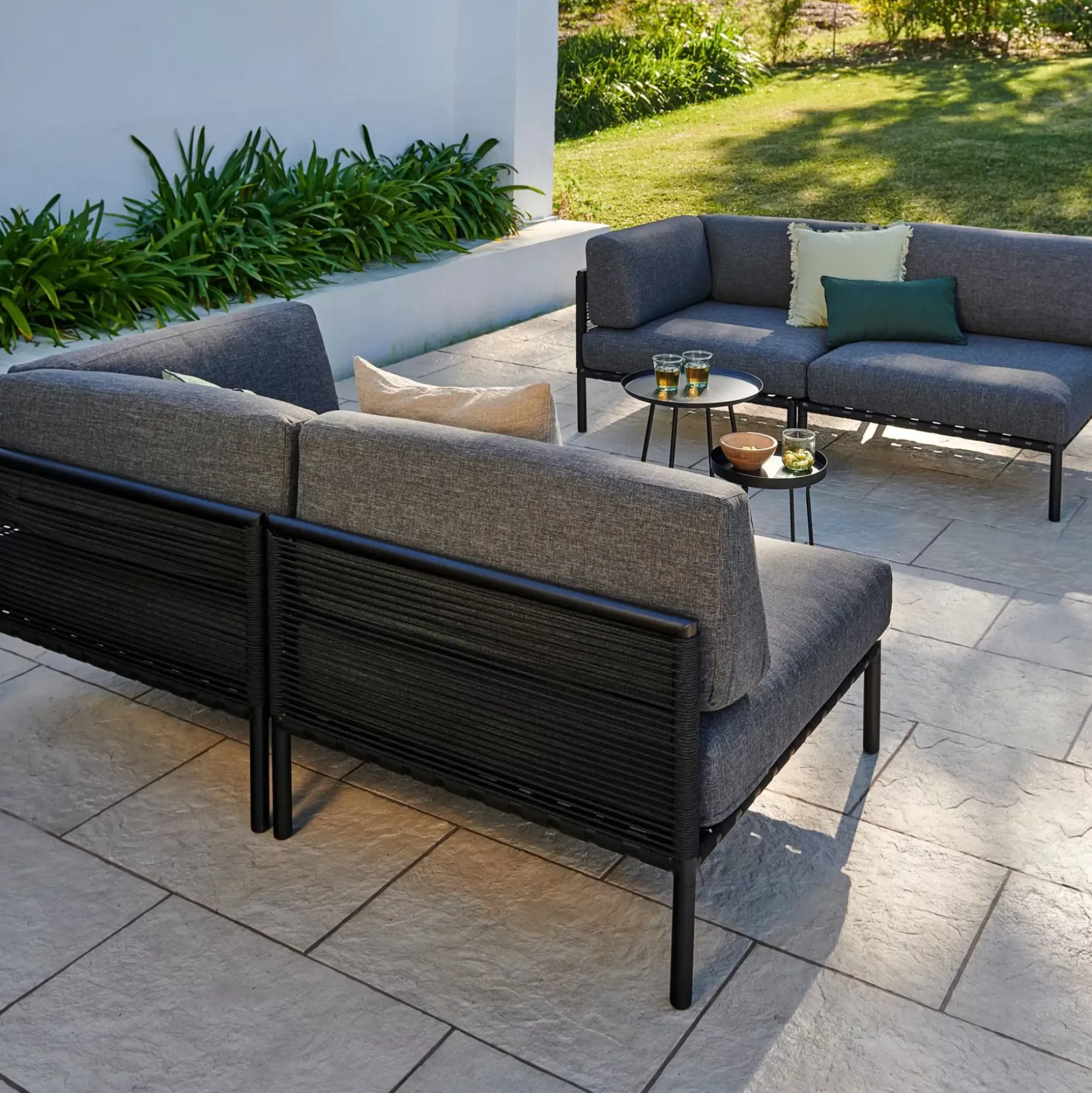 CASA Conjuntos Lounge|Jumbo Silla Esquinera Negro