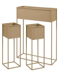 CASA Soportes Para Plantas|Largo Macetero Caqui