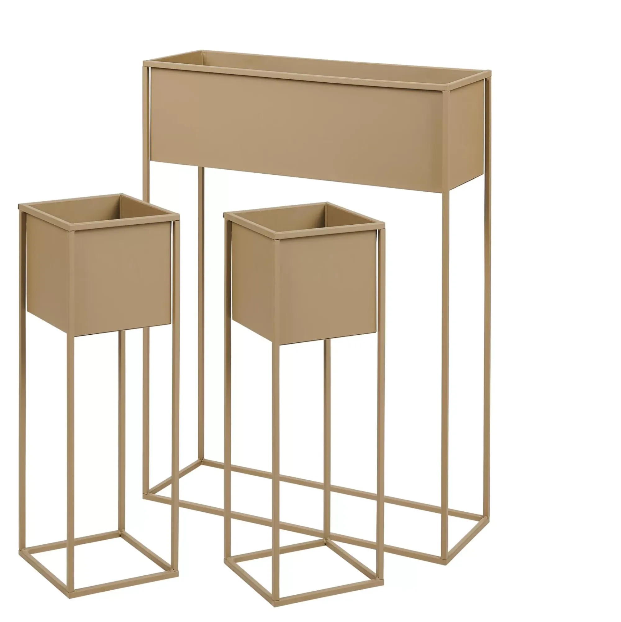 CASA Soportes Para Plantas|Largo Macetero Caqui