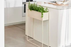 CASA Soportes Para Plantas|Largo Macetero Crema