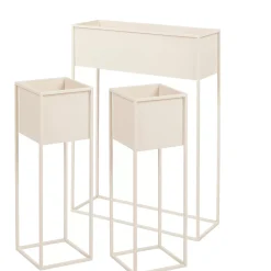 CASA Soportes Para Plantas|Largo Macetero Crema