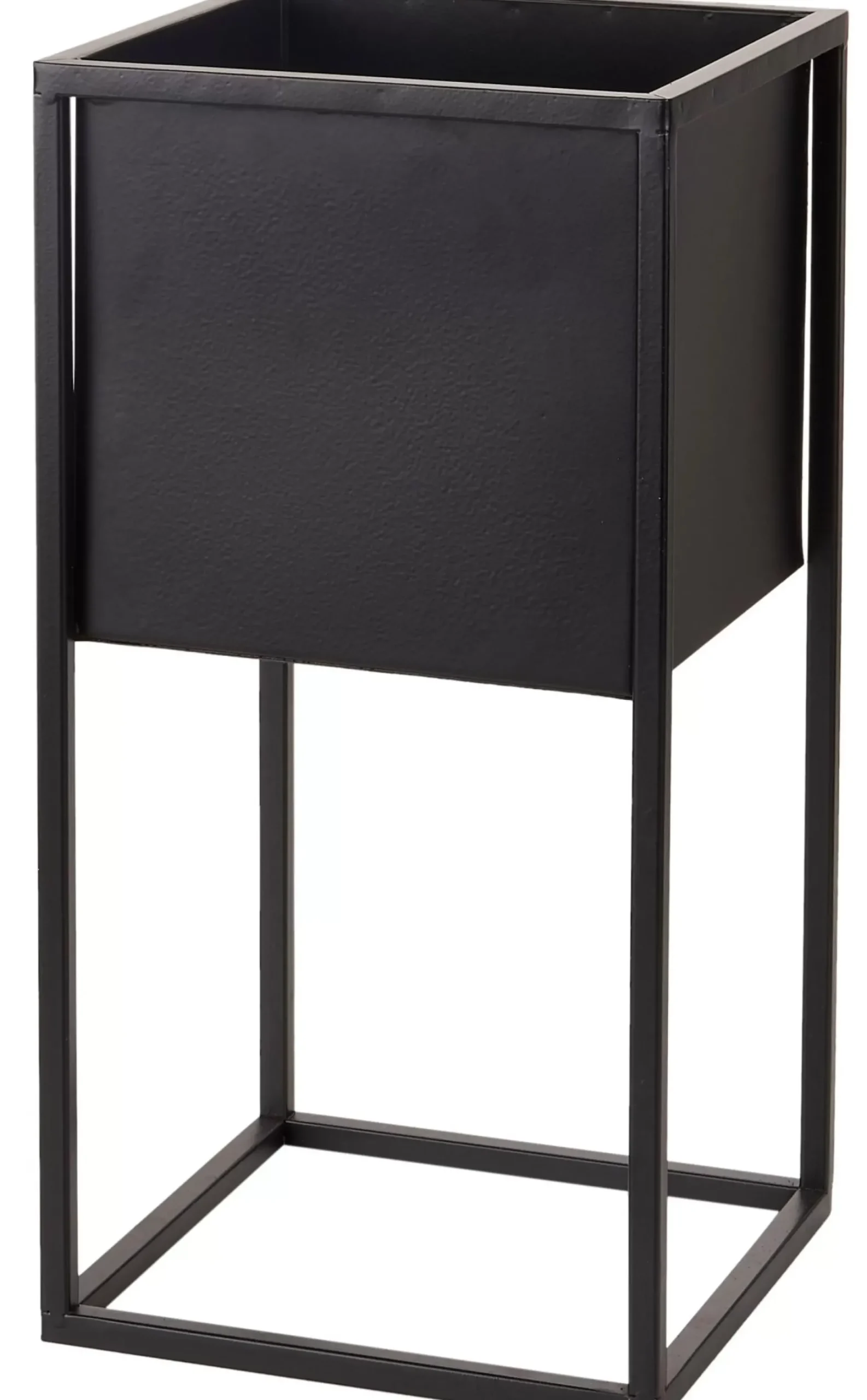 CASA Soportes Para Plantas|Largo Macetero Negro